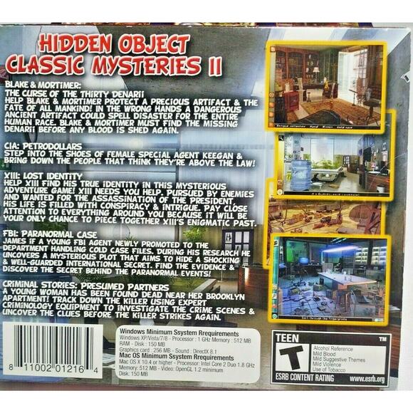 Lot 26 Viva Mysteries Hidden Object Mystery Adventure PC Games CD-ROM Computer - Picture 7 of 9